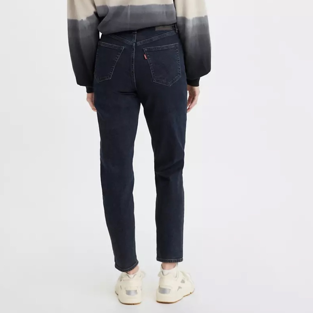 High Waisted Taper Jeans